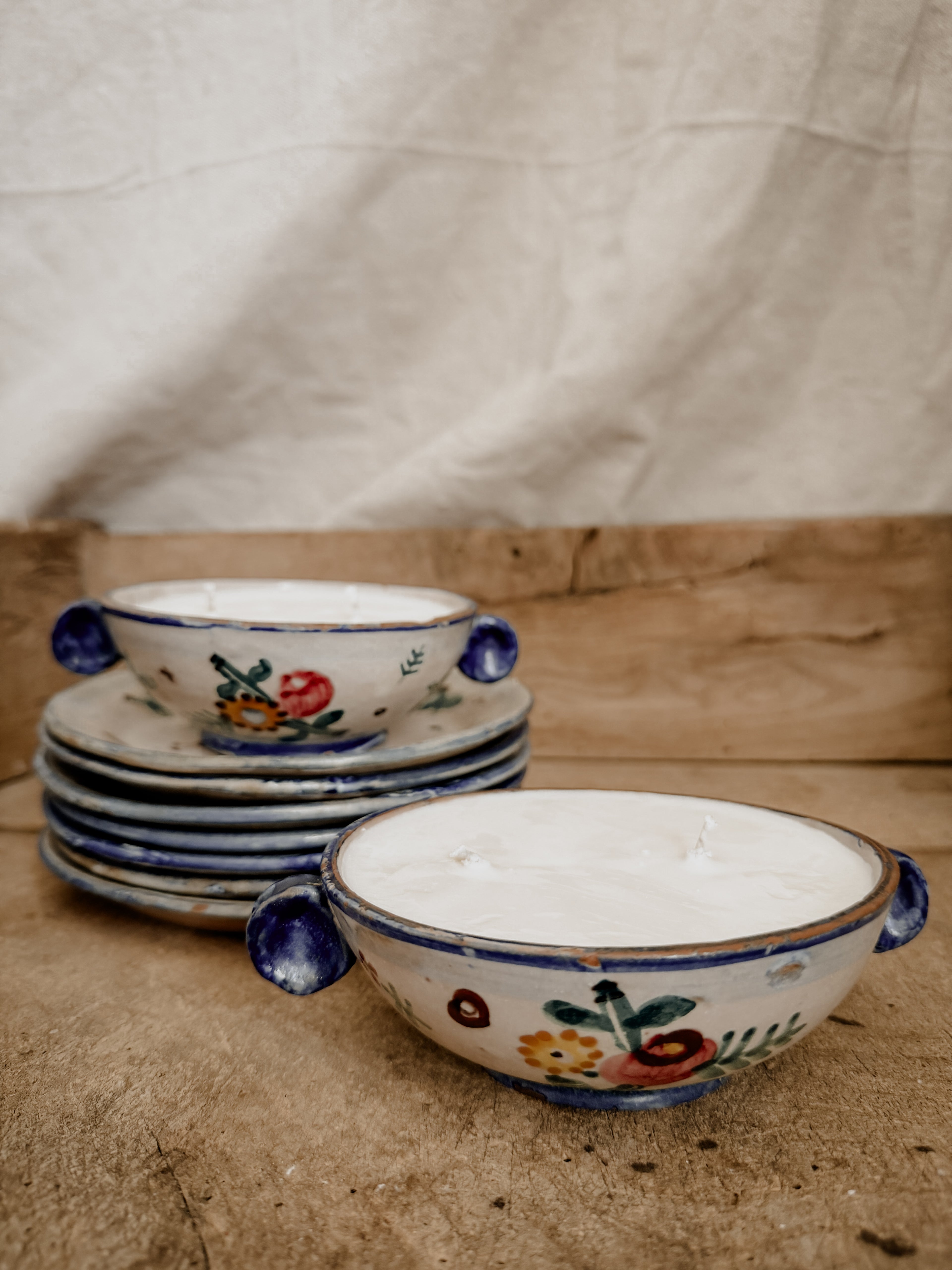 The Found Orchard — Signature Candle Faience bowl 6oz